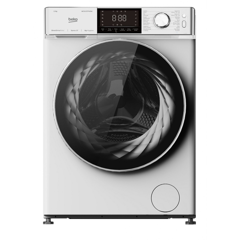 The Magnet BEKO เครื่องซักผ้าฝาหน้า 12 กก. WCV127P4DW สีขาว