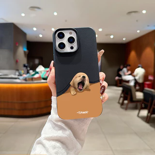 แอปเปิ้ลโทรศัพท์ ลูกสุนัขหาว สำหรับ iPhone เคสไอโฟน 13 12 11 PRO MAX X XS MAX 16 15 14 XR 7/8PLUS จัดส่งจากประเทศไทย