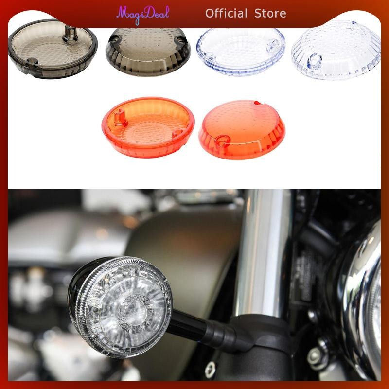 [MAGIDEAL] ฝาครอบเลนส์ไฟเลี้ยว 2 ชิ้น MT274-002 ฝาครอบทดแทนสําหรับ W650 454 LTD Zn700- ติดตั้งง่าย