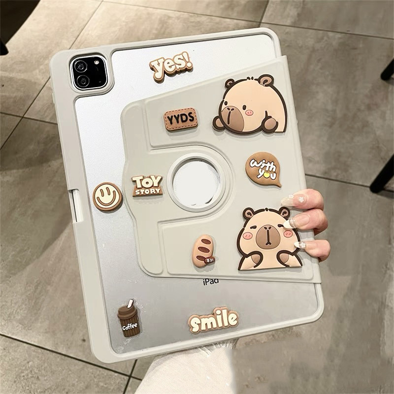 เคสฝาพับ สําหรับ xiaomi Redmi Pad Pro 12.1 Redmi Pad SE 11 8.7 Redmi Pad 2 11 2025 เคสหมุนได้360 องศาหมุน มีช่องใส่ปากกา