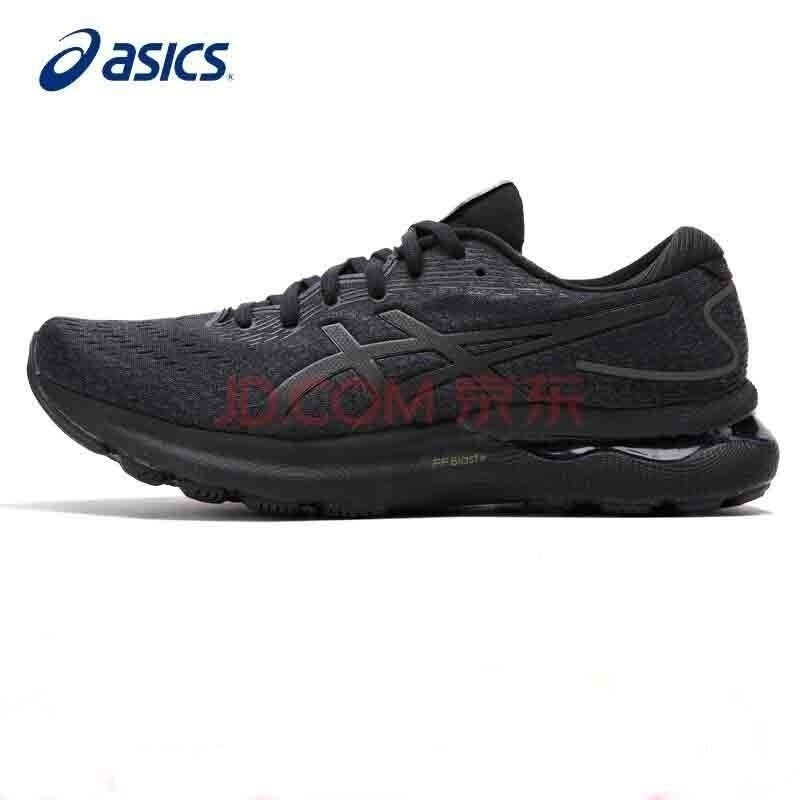 Asics Nimbus 24 2022 GEL รองเท้าวิ่งสำหรับผู้ชายกันกระแทก1011b359ระบายอากาศสีดำ42