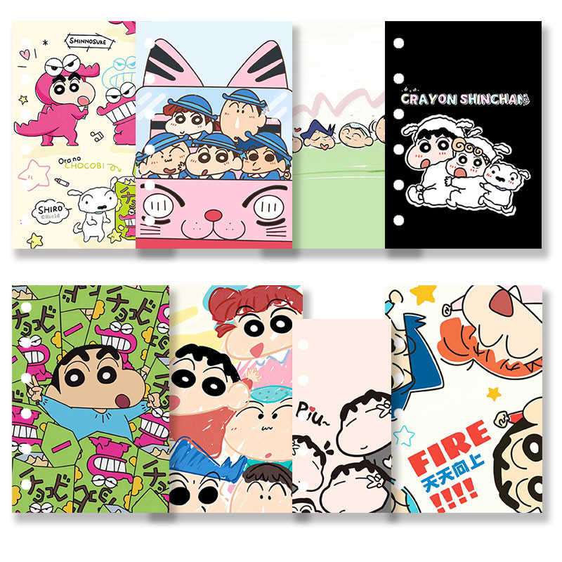 [กระดาษหลวม] m5 Handbook Separator Page Crayon Shin-Chan a8 Index Page a7 Separator Page a6 Loose-le