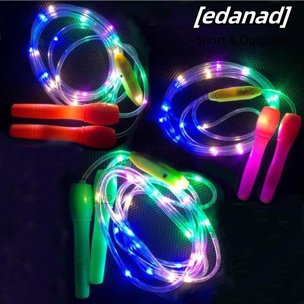 Edanad เชือกกระโดดฟิตเนสการฝึกอบรมเด็ก LED Luminous