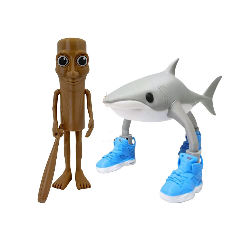 การพิมพ์ 3D Tung Tung Sahur / Tralalero Tralala ตุ๊กตาเกมรูปตุ๊กตา