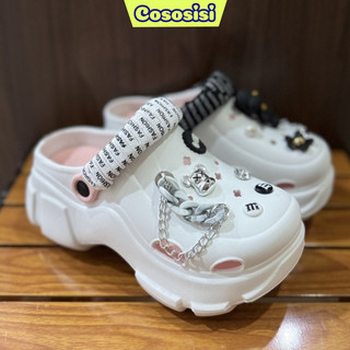 Cososisi EVA dewasa 12-35 tahun anak-anak sandal luar ruangan perempuan baru anti-selip 5cm tebal