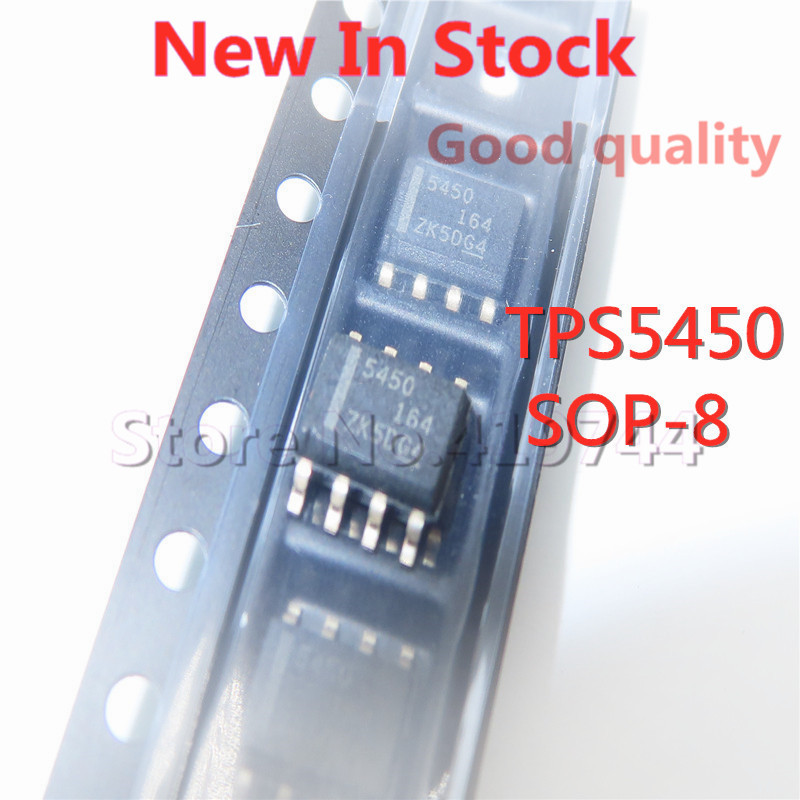 5 ชิ้น/ล็อต 5450 TPS5450 TPS5450DDAR SOP-8 SMD regulator สวิทช์ชิปในสต็อกใหม่ IC