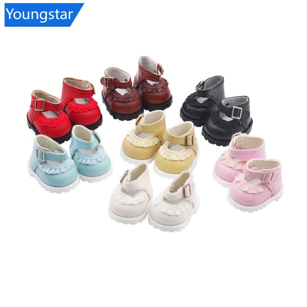 YS (ไม่มีตุ๊กตา) สําหรับ LABUBU รองเท้าหนังเหมาะสําหรับ 17 ซม.ตุ๊กตาผ้าฝ้ายรองเท้ารองเท้าของเล่นสบายๆกีฬาตุ๊กตาอุปกรณ์เสริม DIY ตุ๊กตาของเล่น