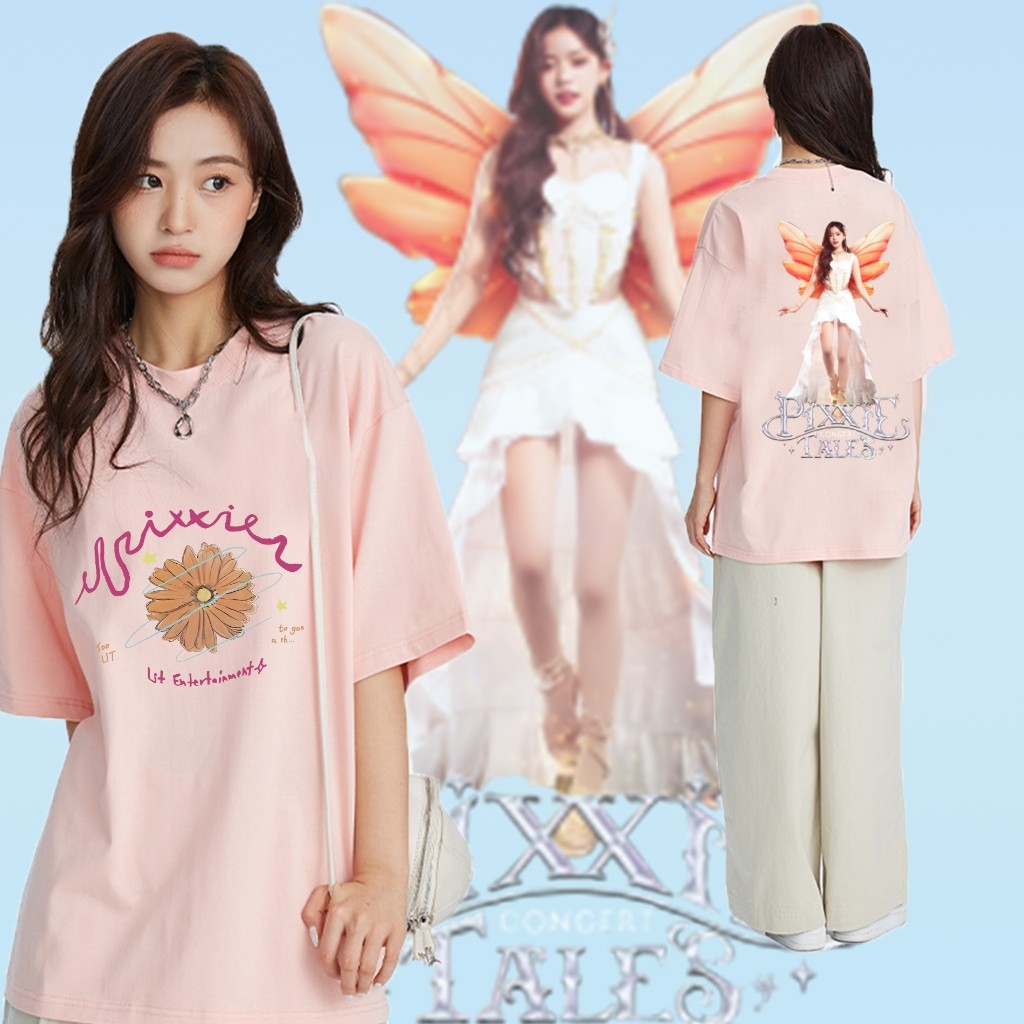 🔥HOT SALE🔥 【New】 เสื้อยืดวงนักร้องยอดนิยมของไทย ขายดี เสื้อยืดเกิร์ลกรุ๊ป Pixxie เสื้อยืดเทศกาลดนตรี