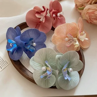 🌸พร้อมส่งจากไทย🇹🇭 กิ๊บติดผม กิ๊บติดผมกล้วยไม้ สไตล์เกาหลี น่ารัก แฟชั่นสําหรับผู้หญิง cod