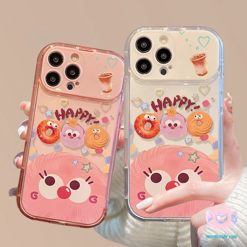 🎀จัดส่งในพื้นที่🎀 เคสกระจกแต่งหน้า คุกกี้น่ารัก น่ารัก มีชีวิตชีวา สําหรับIPhone16 15 14 13 7 8plus Pro Promax XR XS