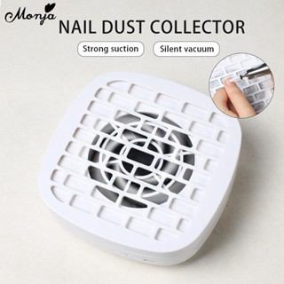 Monja เล็บฝุ่นสีขาวที่มีประสิทธิภาพอะคริลิค เสียงต่ําพัดลมเค…