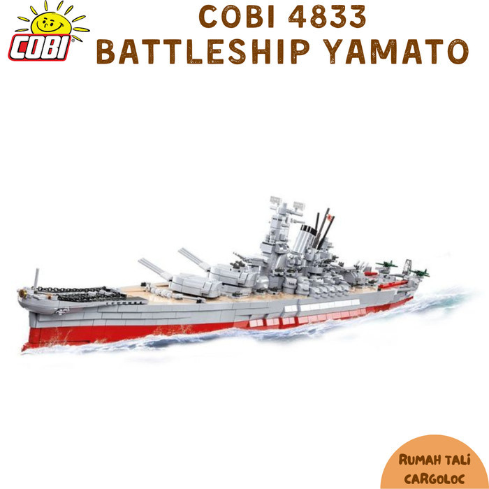 COBI 4833 เรือรบ YAMATO ต้นฉบับ