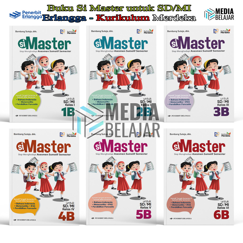 SIMASTER สําหรับ ELEMENTARY SCHOOL/MI เกรด 1, 2, 3, 4, 5, 6 Semester 2 JL.B/KM