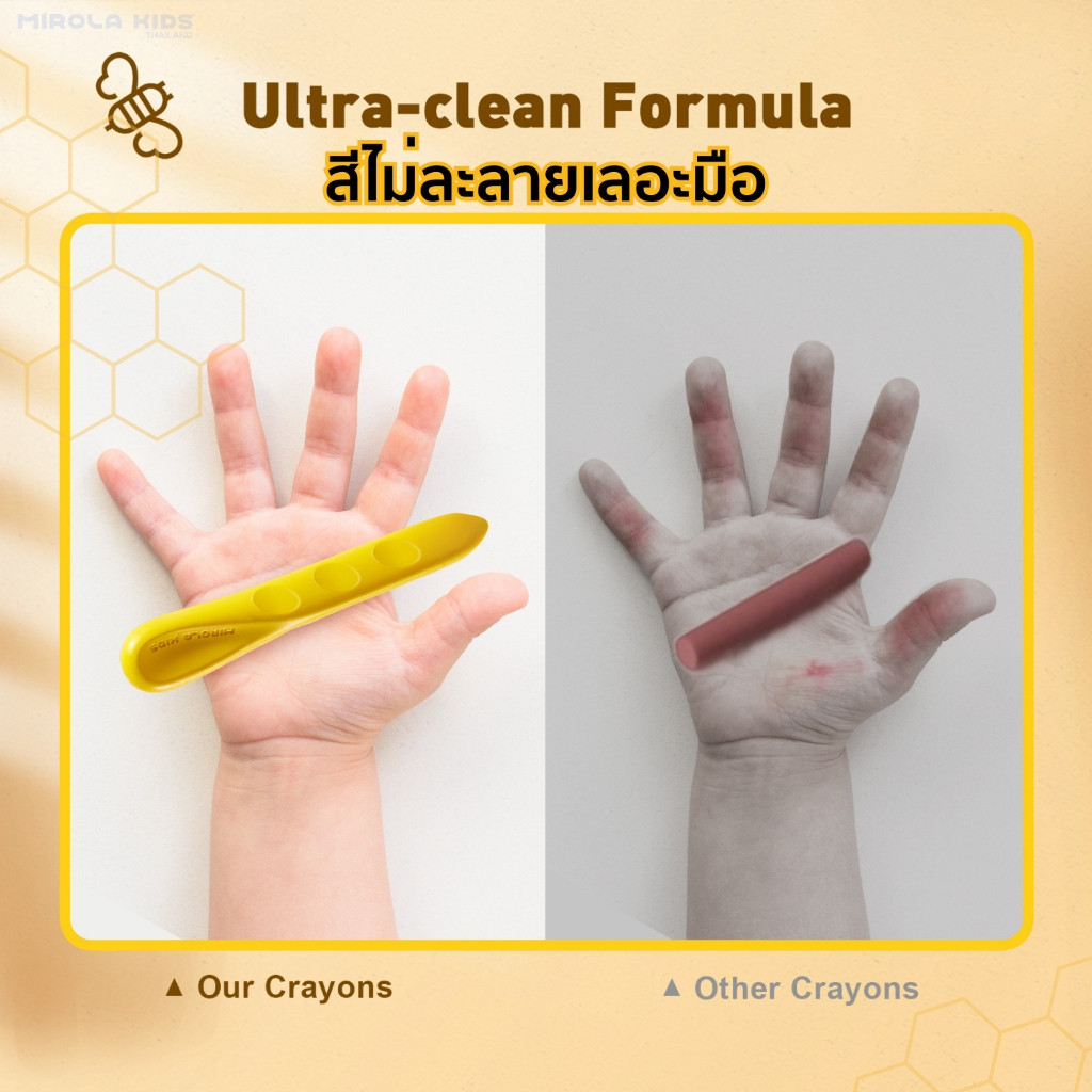 Jarmelo (Joan Miro) - สีเทียนเด็กปลอดสารพิษ Bees Wax Crayon - รูปที่ 5