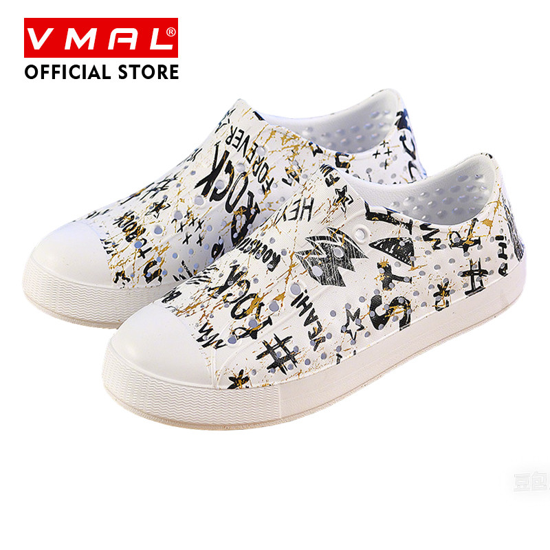 VMAL รองเท้าแตะสำหรับผู้ชายและผู้หญิงในช่วงฤดูร้อนที่ใส่สบายและเดินลุยน้ำได้ 36-45