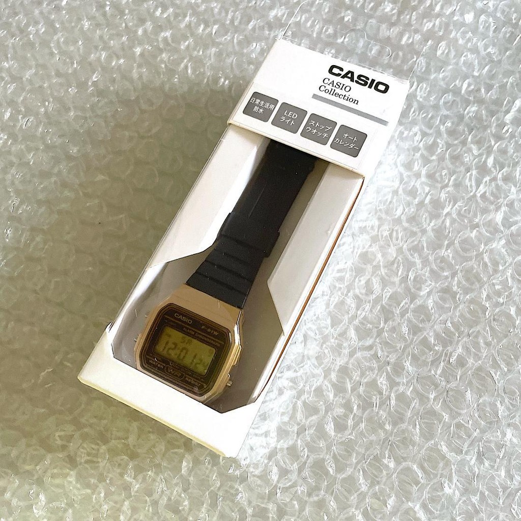 Casio  Casio     Web  F-91WM-9AJH   × Gold