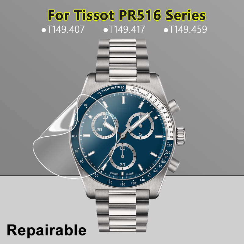 2/4/6 ชิ้นสําหรับ Tissot PR516 Series นาฬิกา T149.407 T149.417 T149.459 Clear Ultra Slim Soft Hydrog