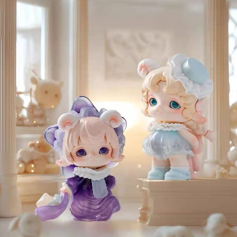 [ของแท้] PINYUN MIJUAN ทริปไปที่ชุดพิพิธภัณฑ์ของเล่นยืนยันรูปตุ๊กตาเครื่องประดับของขวัญ