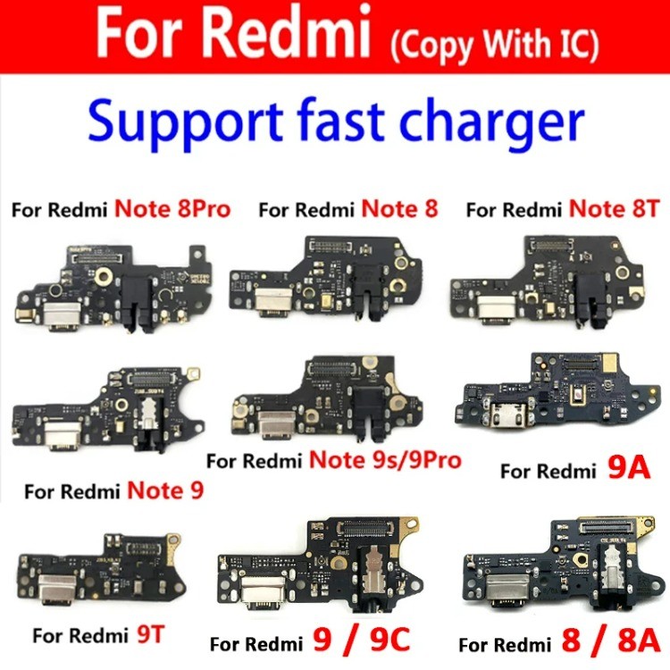 ใหม่พอร์ต USB Charger Dock ปลั๊กเชื่อมต่อชาร์จ Micro Board สําหรับ Xiaomi Redmi K30 4G 5G 9A 9C 8A ห