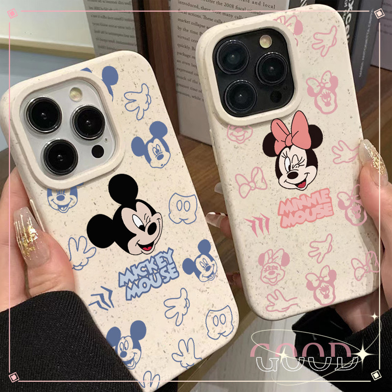 Good🔥ส่งจากไทย เคสโทรศัพท์มือถือนิ่ม เคสไอโฟน  สําหรับ iPhone 16 15 14 13 12 11Promax 7 8 Plus X XR XSMax มินนี่ มิกกี้