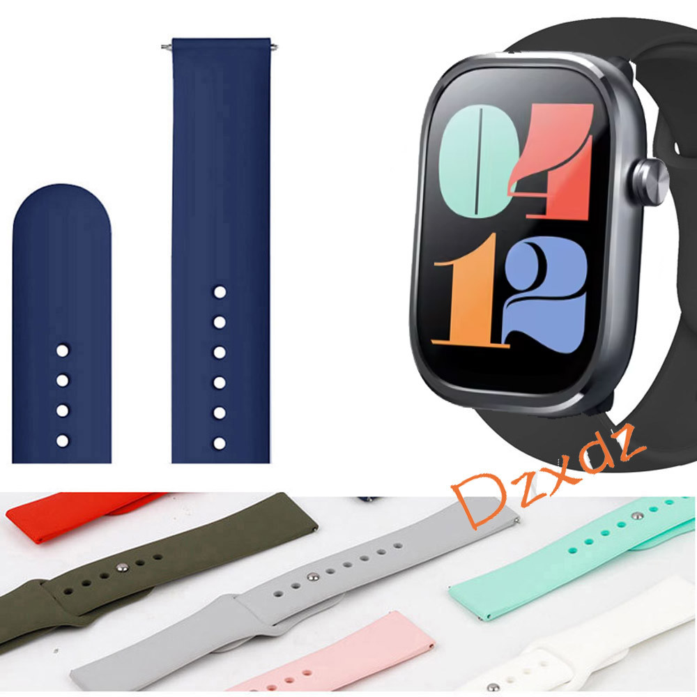 สายซิลิโคนสําหรับ Mibro Watch C3 Mibro C4 สมาร์ทวอทช์เปลี่ยนสายรัดข้อมือสายนาฬิกาอัจฉริยะ