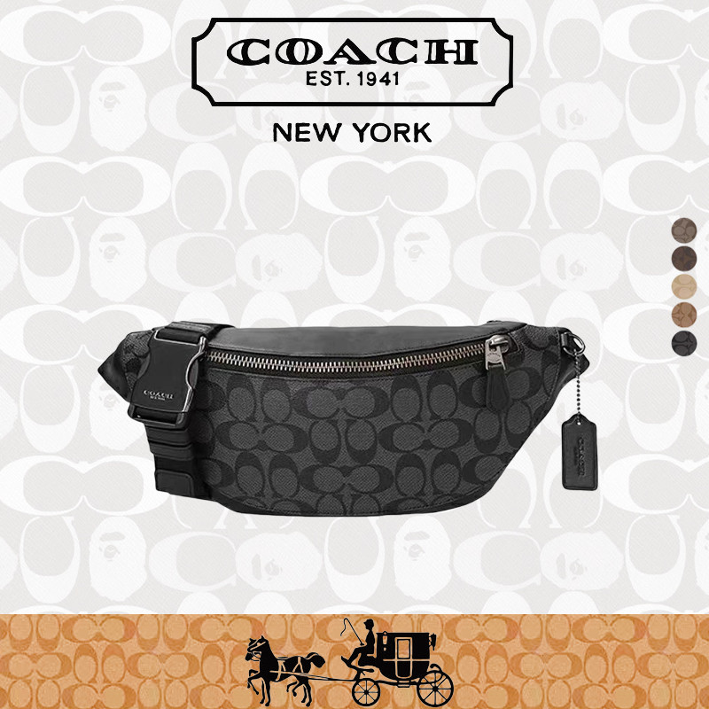 Coach Classic กระเป๋าคาดอก (กระเป๋าผู้ชาย)กระเป๋ากีฬาหนังแท้สำหรับผู้ชาย