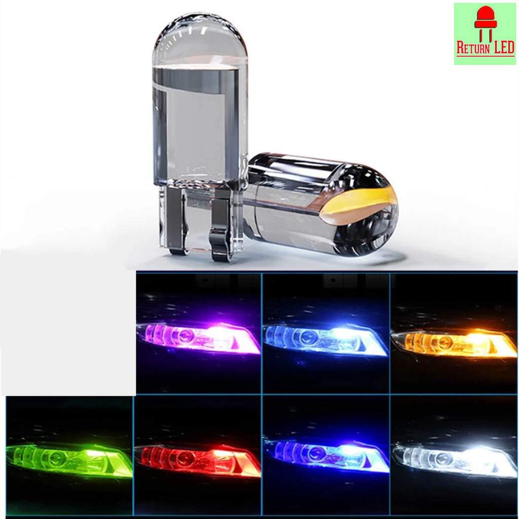 1ชิ้น ไฟหรี่ LED T10 ไฟหรี่ ไฟป้ายทะเบียนรถ T10 W5W สำหรับทั้งรถยนต์ และ มอเตอร์ไซค์