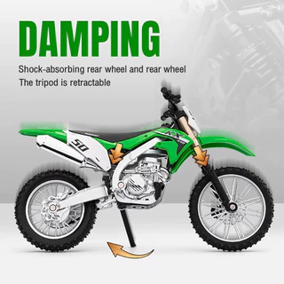 Klt 1:12 Kawasaki KX-450 รถจักรยานยนต์ Diecast รุ่นรถของเล่นรถคอลเลกชันของขวัญสําหรับเด็กเด็กผู้หญิง