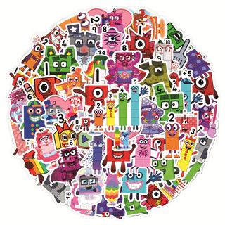 100ชิ้น/เซ็ต ❉ สติ๊กเกอร์ Numberblocks ❉ สติ๊กเกอร์ DIY Fashion Doodle Decals