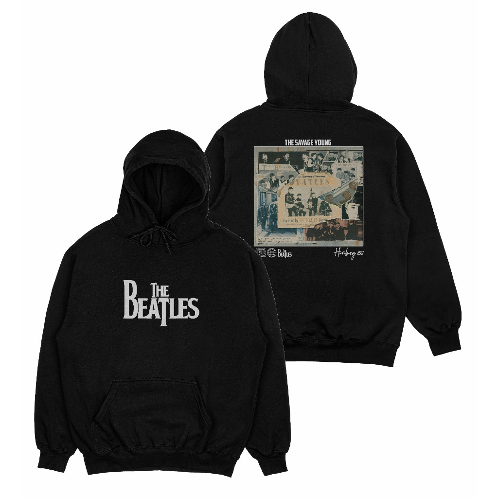 💖 ผ้าฝ้าย Hoodie 💖 Hoodie The Beatles Sweater Band Cotton Combed 24s Unisex M-3XL