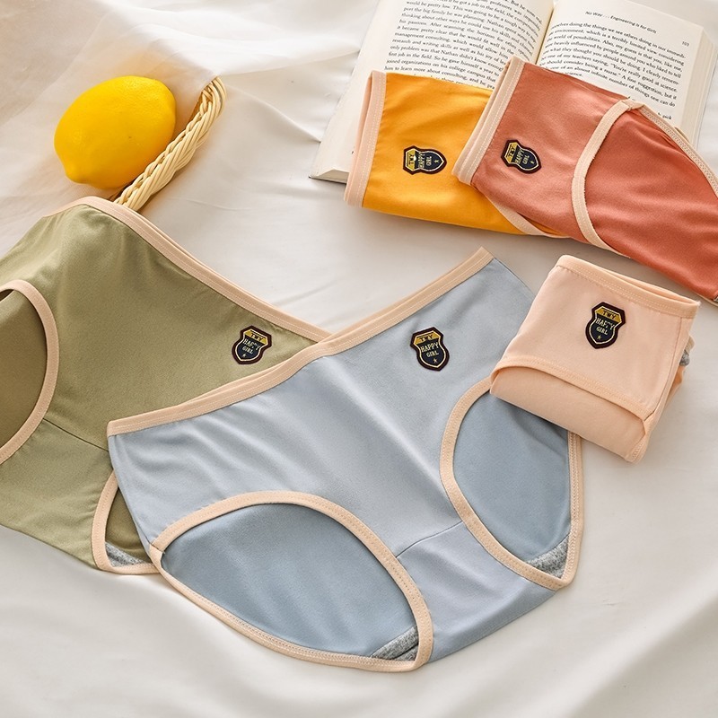 JIT HOME กางเกงในผู้หญิง ผ้าคอตตอน คุณภาพดี พร้อมเคลือบสารป้องกันแบคทีเรีย ระบายความร้อน เอว 24 - 38