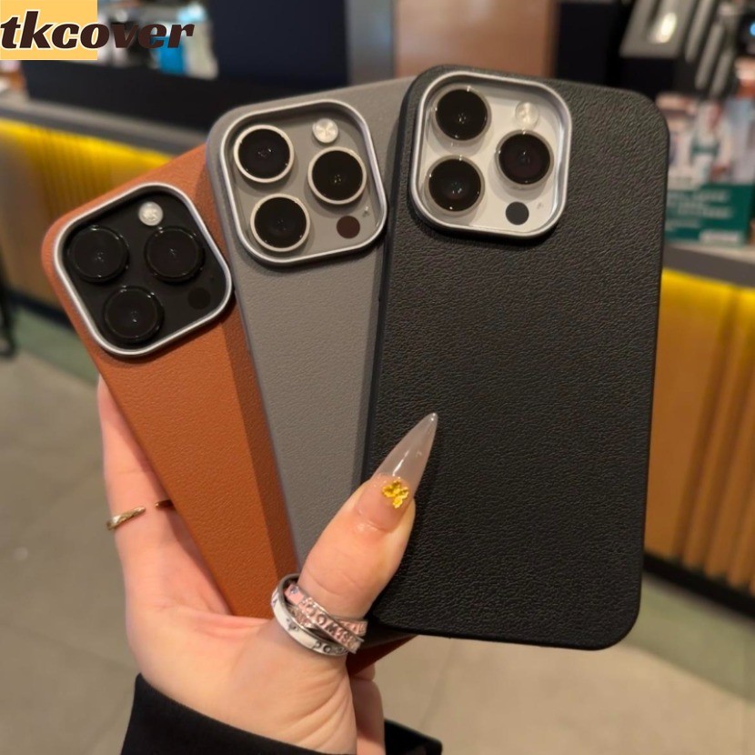 Candy สีลิ้นจี่รูปแบบหนัง PU สําหรับ Samsung Galaxy S25 S24 S23 S22 Ultra Plus S24 S23 S21 FE ป้องกันกันกระแทกปกหลัง