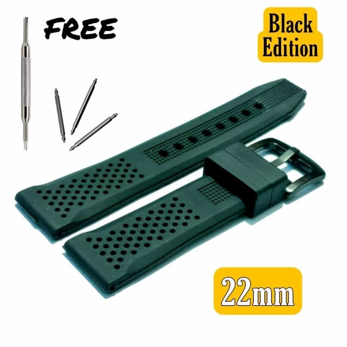 RUBBER STRAP RUBBER WATCH STRAP SEIKO 22MM WATCH STRAP 22 MM