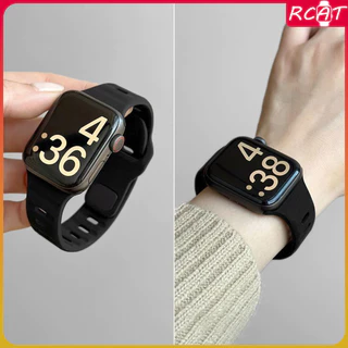 สายนาฬิกาซิลิโคนสำหรับ for Apple Watch 49 มม 44 40 42 38 46 มม.นาฬิกา for Iwatch Ultra/SE 3 2 Series 11 10 9 8 7 SE 6 5