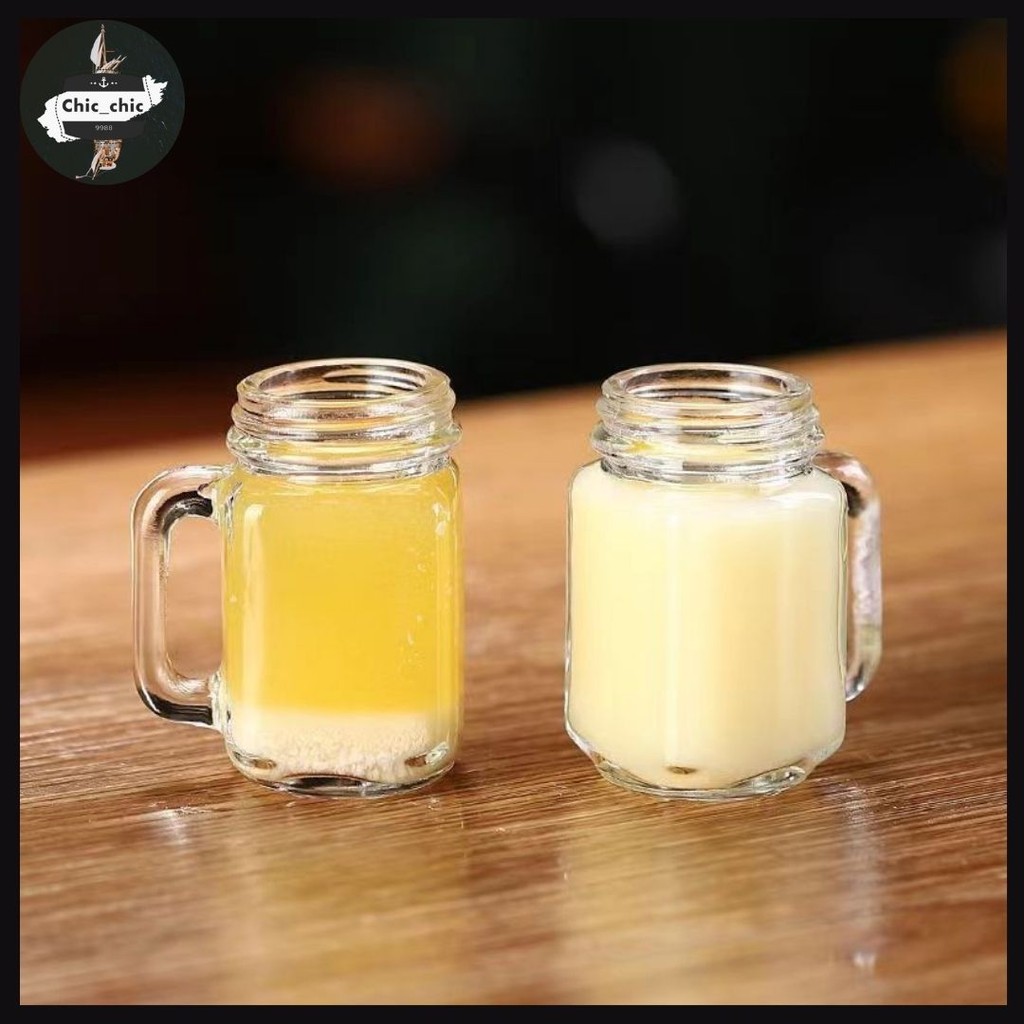 ขวดแก้วกาแฟ 35ml 120ml ขนาดเล็ก สําหรับใส่ตัวอย่างกาแฟ #AD-0004