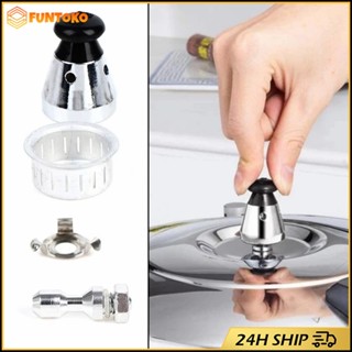 ของมาใหม่！ชุด4ชิ้น จุกปิดฝาหม้อแรงดัน แบบอลูมิเนียม สําหรับห…