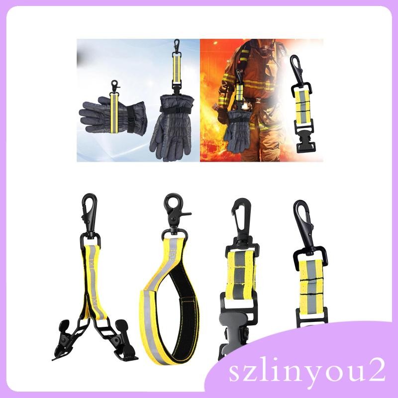 [szlinyou2] นักผจญเพลิงสายรัดถุงมือ Turnout Gear เครื่องมือกลางแจ้ง Heavy Duty แบบพกพาดับเพลิงทํางานสําหรับถุงมืออุปกรณ์