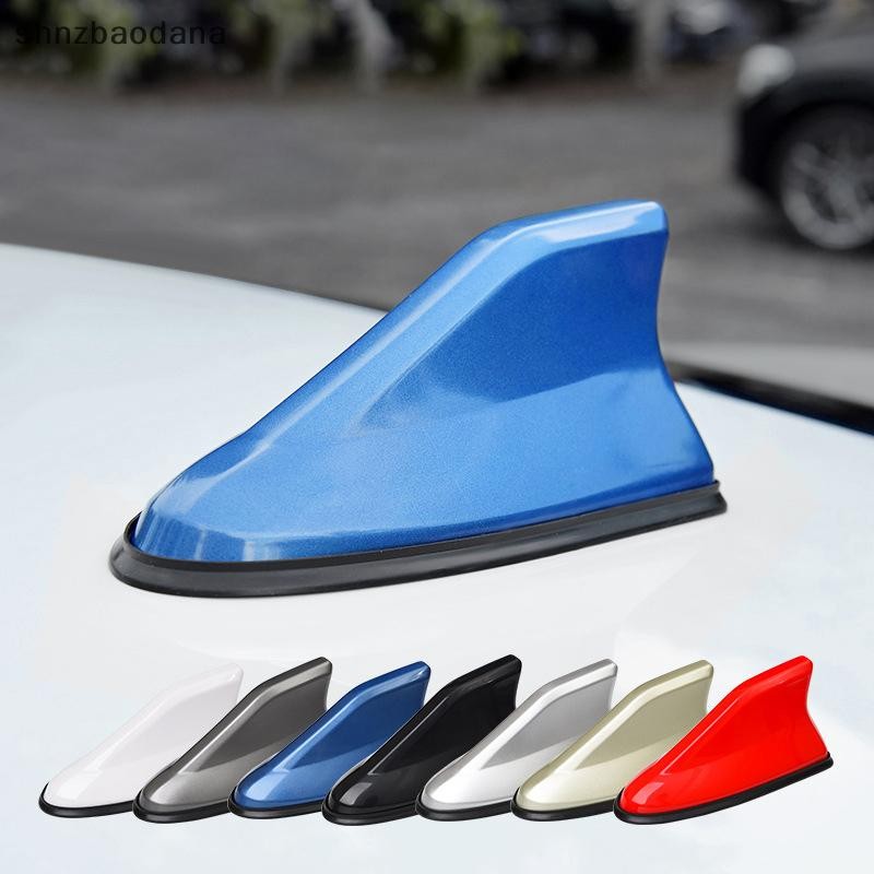 [SHNZAA] รถวิทยุ Shark Fin รถเสาอากาศฉลามวิทยุออกแบบสัญญาณ FM สําหรับรถยนต์เสาอากาศรถยนต์จัดแต่งทรงผม FSSG