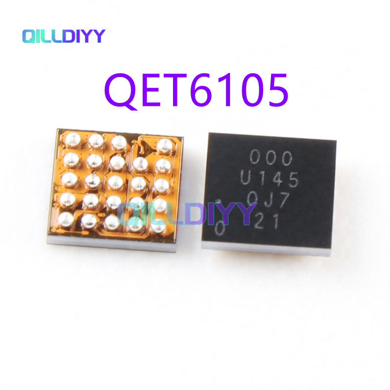 1pcs QET6105 Mark 000 RF แหล่งจ่ายไฟ IC สําหรับ Sansung A23 Honor X30/50/Pro Ect