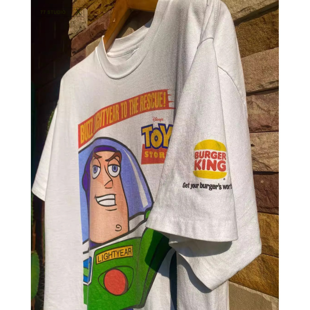 COD（จัดส่งภายใน 24 ชั่วโมง）เสื้อยืด oversized t shirt ลายการ์ตูน 100%cotton แฟชั่น สีขาว S-3XL เสื้อ