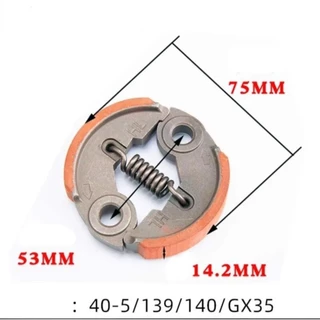 ครัช GX35 ผ้าคลัทช์ เครื่องตัดหญ้า GX35 , TL33,GX31,GX35NT ผ้าแดง พร้อมน็อต