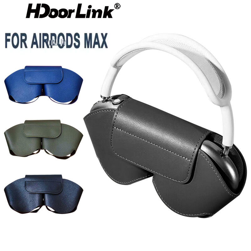 Hdoorlink สําหรับ Air Pods Max หูฟังฝาครอบป้องกันหนังนุ่ม Antis Falling และ Scratching หูฟังอุปกรณ์เ