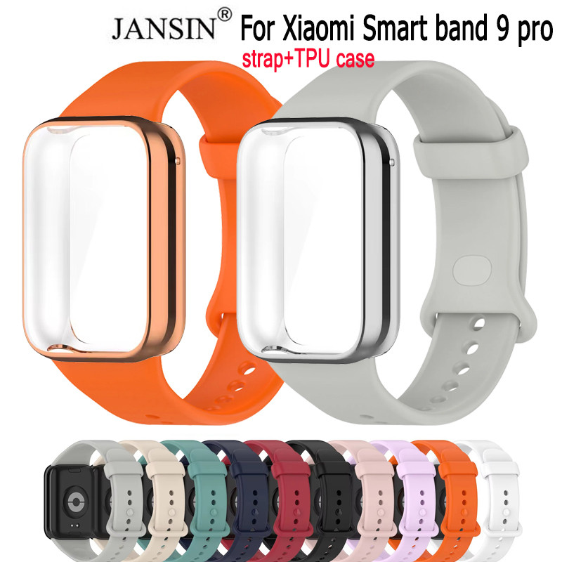 สาย + เคส สำหรับ Xiaomi Smart Band 10 pro เคส สาย+เคสนาฬิกาข้อมือ ชนิด TPU ป้องกันเต็มรูปแบบ สาย