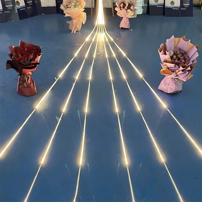 แถบไฟ Led WS2811 2835SMD 120Leds/M พร้อมเทปสองด้านสําหรับตกแต่งบ้าน 24V