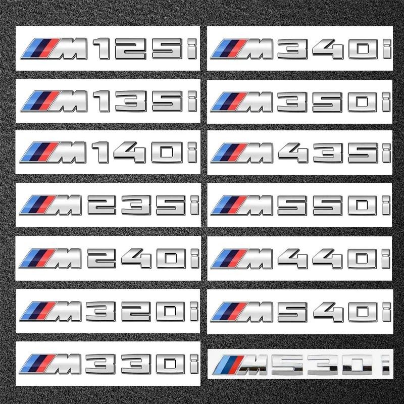 สําหรับ BMW badge สติกเกอร์ M125i M135i M140i M235i M240i M320i M330i M340i M350i M440i M435i M530i 