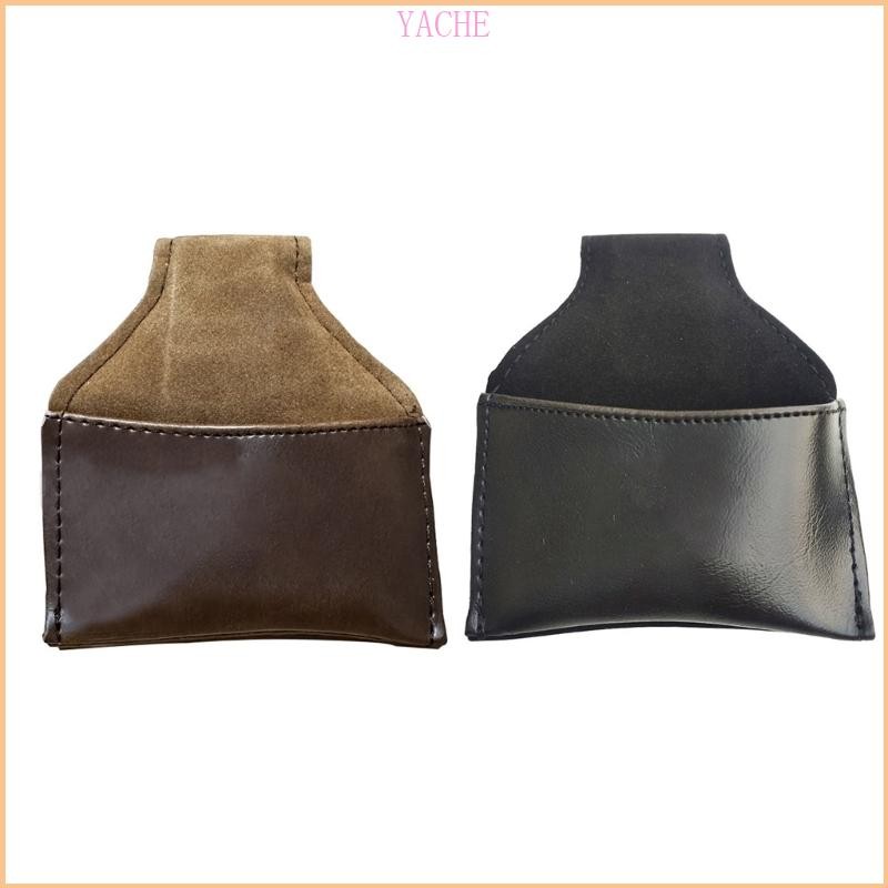 Yeche Billiar Chalk Pouch Bag Billiards Cue Chalk Holder Pouch PU Leather Pouches