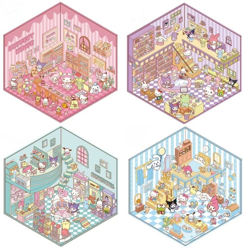 Sugarsticker Sanrio Character Series 4 รูปแบบสติกเกอร์สติกเกอร์กันน้ํากระดาษ วัสดุสมุดภาพชุด ราคา ถูกที่สุด ดีลบีเคเค แกลเลอรีภาพที่ 3