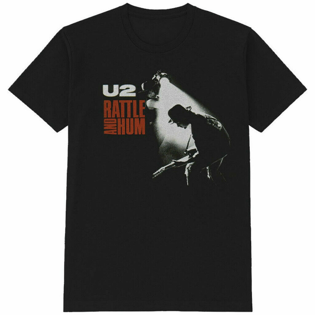 อย่างเป็นทางการ U2 Rattle และ Hum Mens T เสื้อ U2 Tee