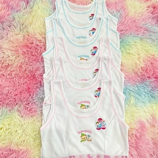 เสื้อซับในเด็กครึ่งตัวไม่มีฟองน้ำ คละสี คละลายทางร้านเลืกลายให้ 1แพ็คมีลายเดียวแบบสวม เนื้อผ้านิ่ม