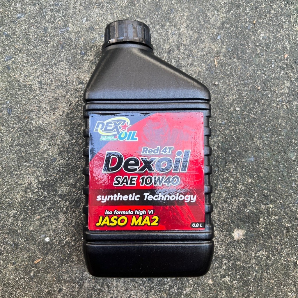 Dexoil Red 10W-40 Semi-Synthetic ขนาด 0.8L.
